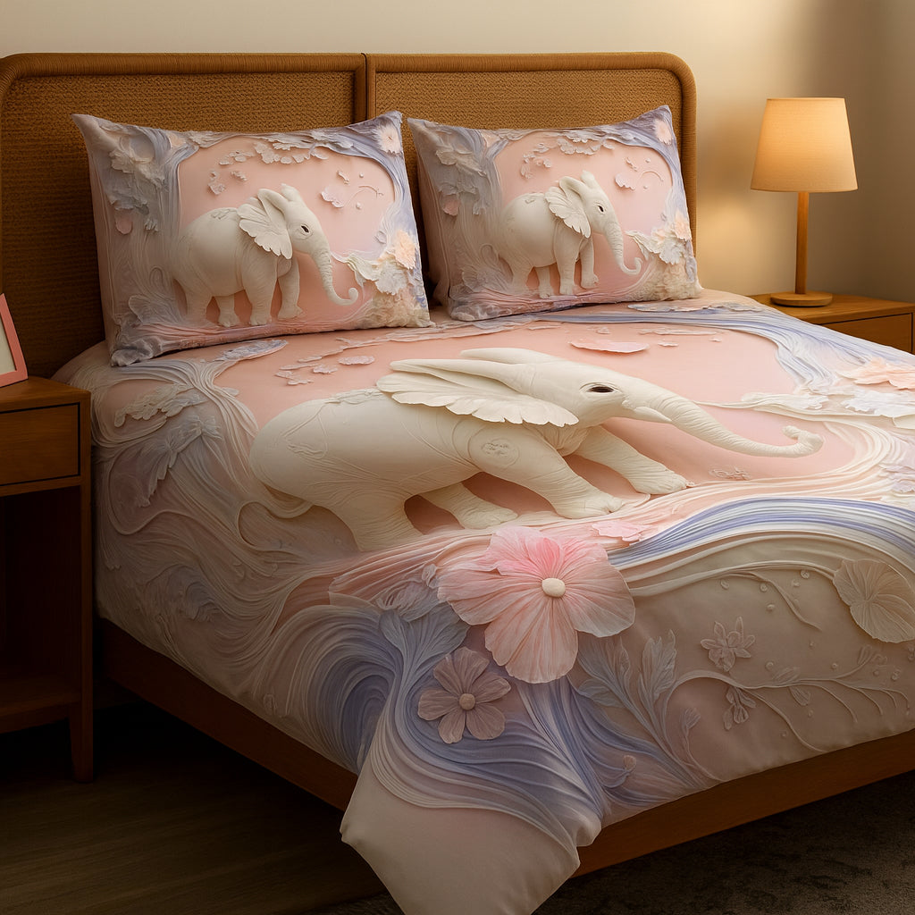 7D - Comfortable bed sheet for bedroom | Premium cotton bed sheet set